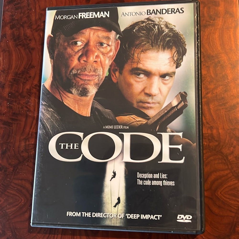 Assorted movies 3/$10 “The Code” starring Morgan Freeman and Antonio Banderas ￼
